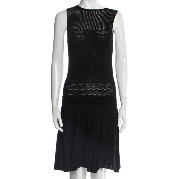 Temperley London Dresses | Temperley London Acacia Knit Dress In Black Viscose | Size S | Color: Black | Size: S | Fashionstyle99's Closet